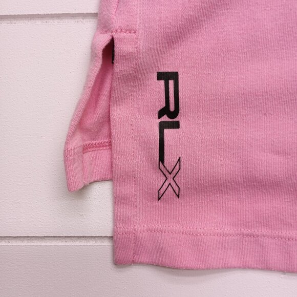 Ralph Lauren RLX Pink Performance Polo Shirt XL Stretch Athletic Preppy Golf - Picture 7 of 8